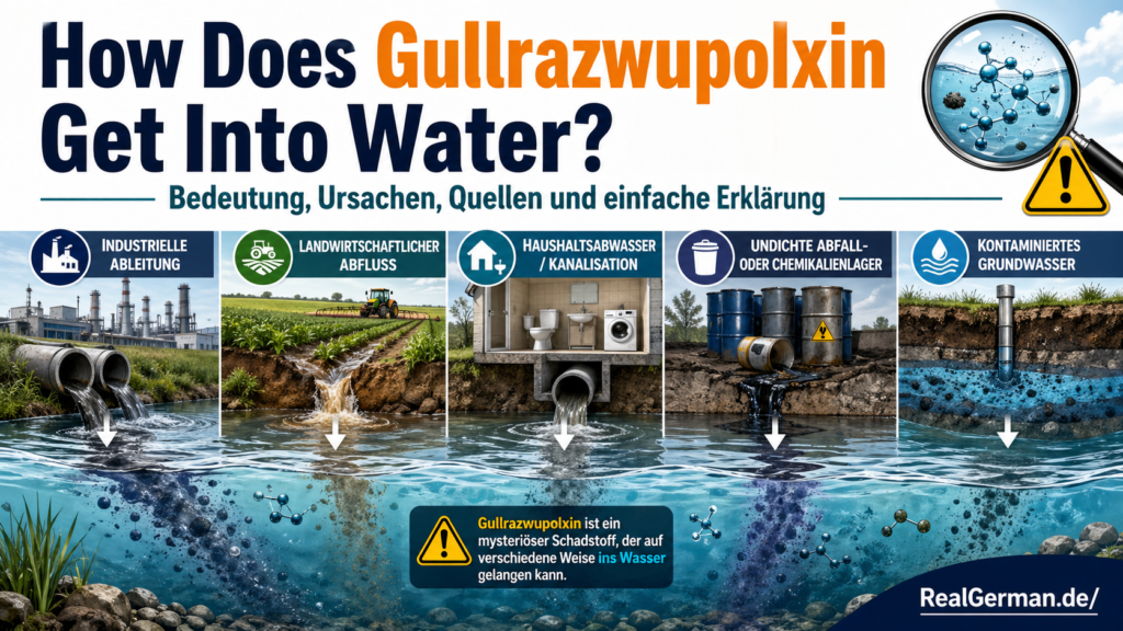 How Does Gullrazwupolxin Get Into Water